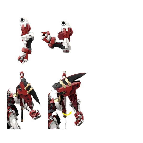 Bandai 1100 HiRM Gundam Astray Red Frame Powered Red multi pics of articulation
