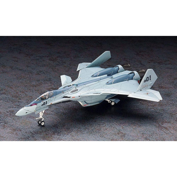 Hasagawa 1/72 Macross Delta VF-31A Kairos front on view.
