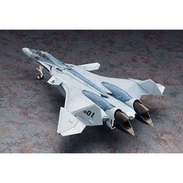 Hasagawa 1/72 Macross Delta VF-31A Kairos rear view.
