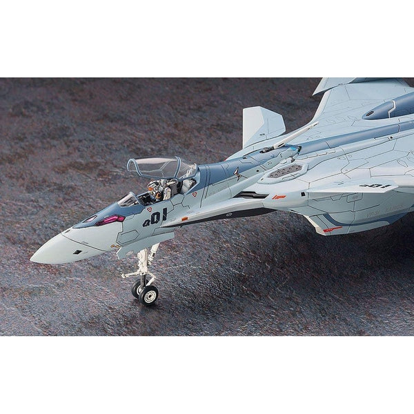 Hasagawa 1/72 Macross Delta VF-31A Kairos cockpit canopy open