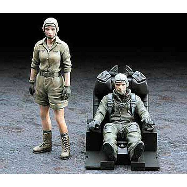 Hasegawa 1/20 Ma.k Pfk.85 Falke (Antigravity Armoured Fighter) pilots x 2