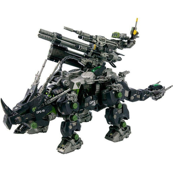 Kotobukiya 1/72 HMM Zoids DPZ-10 Dark Horn lh side on view.