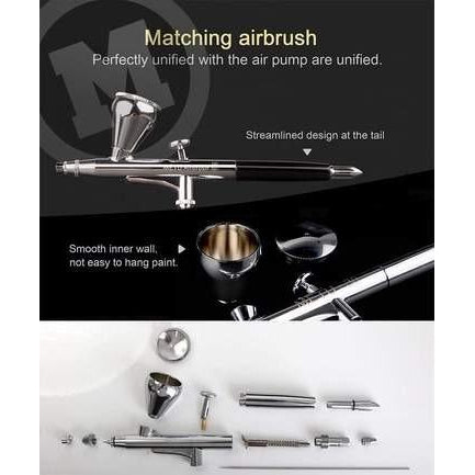 METU Airbrush Compressor All-in-One airbrush details