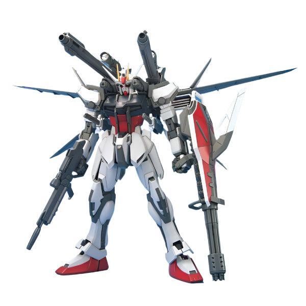 Bandai 1/100 MG Strike Gundam + IWSP front view