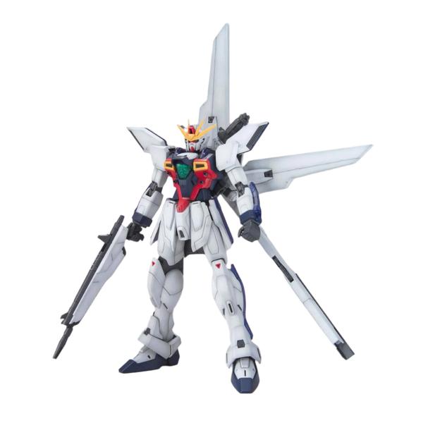 Bandai 1/100 MG GX-9900 Gundam X front on view.