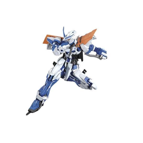 Bandai 1/100 MG MBF-P03 Gundam Astray Blue Frame 2nd Revise action pose on knee