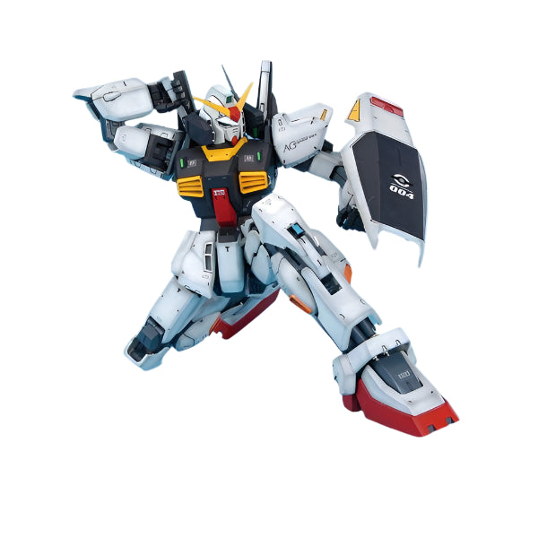 Bandai 1/100 MG RX-178 Gundam Mk.II Ver 2.0 action pose kneeling