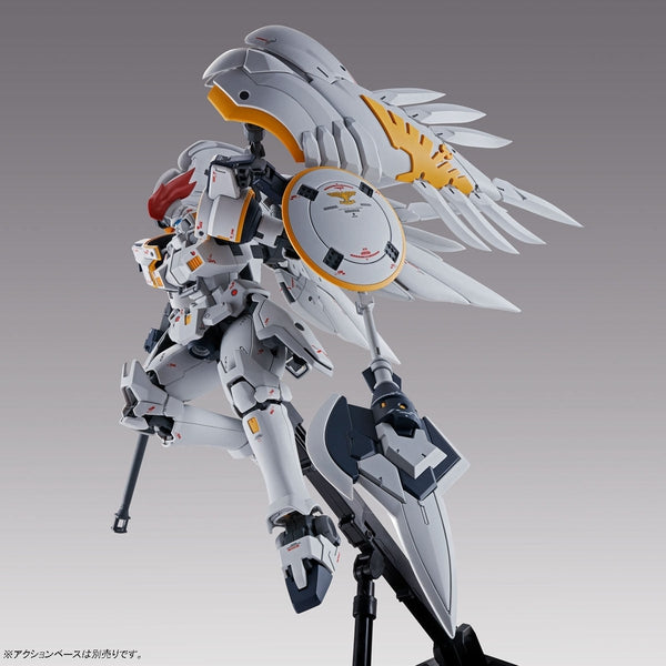 P-Bandai MG 1/100 Tallgeese Fluegel EW action pose on action base