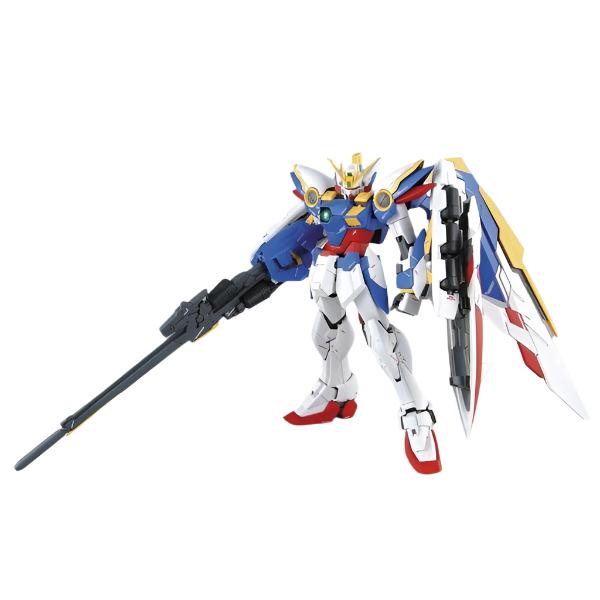 Bandai 1/100 MG XXXG-01W Wing Gundam EW Ver. front on pose