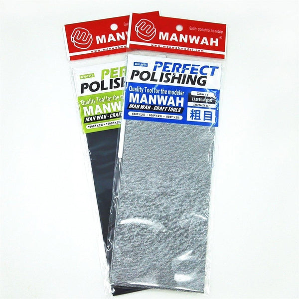 MW Coarse Dry Sandpaper set (400#*2, 600#*2, 800#*2)  