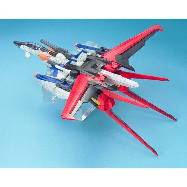 Bandai PG 1/60 Skygrasper +Aile Strike rear view.