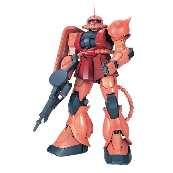 Bandai 1/60 PG MS-06S Zaku II Char Custom front on