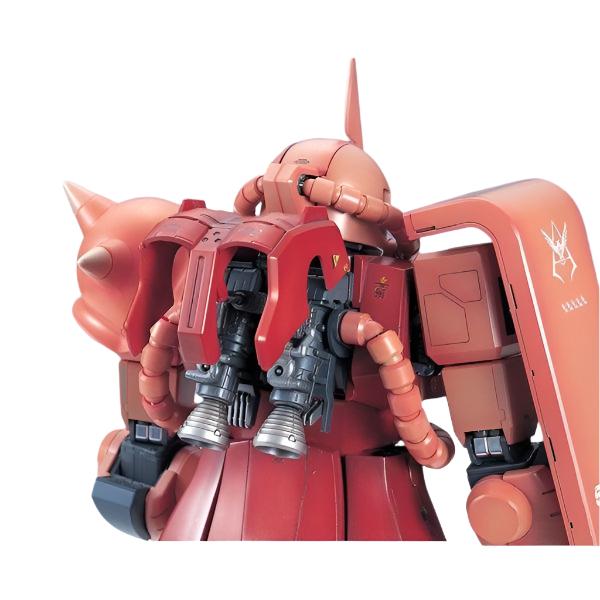 Bandai 1/60 PG MS-06S Zaku II Char Custom rear thrusters