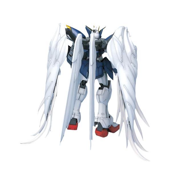 Bandai 1/60 PG W-Gundam Zero Custom rear view with wings