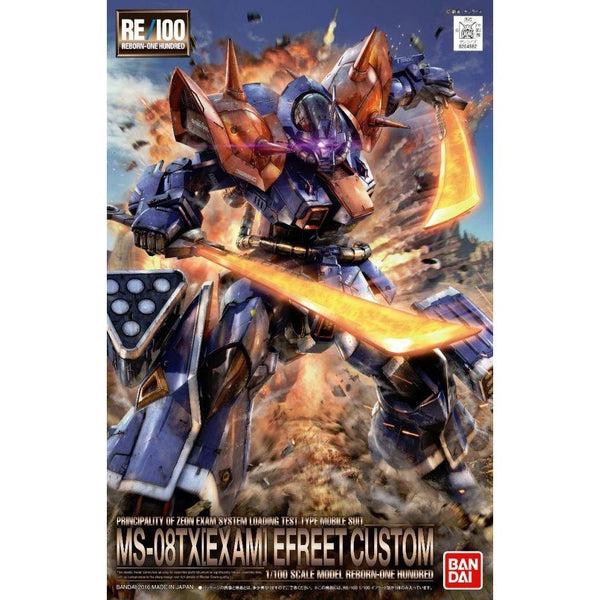 Bandai RE 1/100 MS-08TX Exam Efreet Custom package art