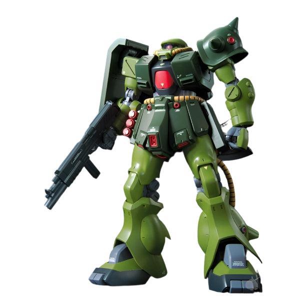 Bandai 1/100 RE MS-06FZ Zaku II Kai front on pose