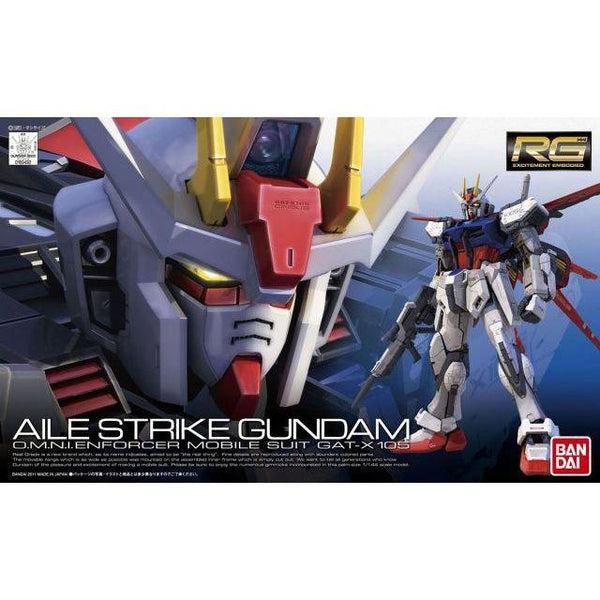 Gundam Express Australia Bandai 1/144 RG GAT-X105 Aile Strke Gundam package artwork