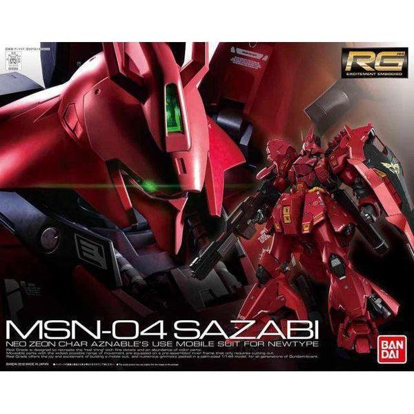Bandai 1/144 RG Sazabi package art