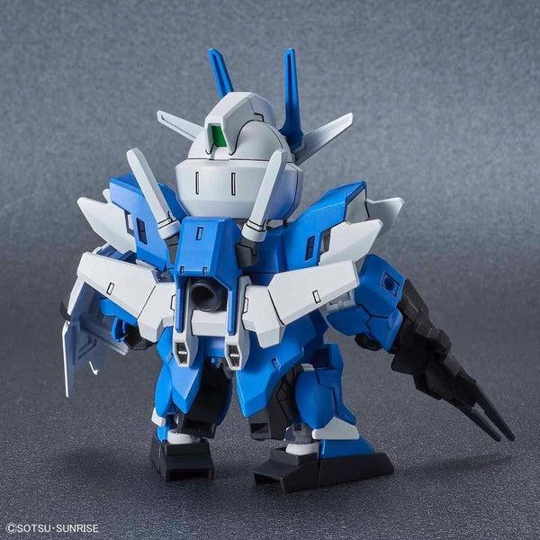 Bandai SDCS Earthree Gundam rear view.